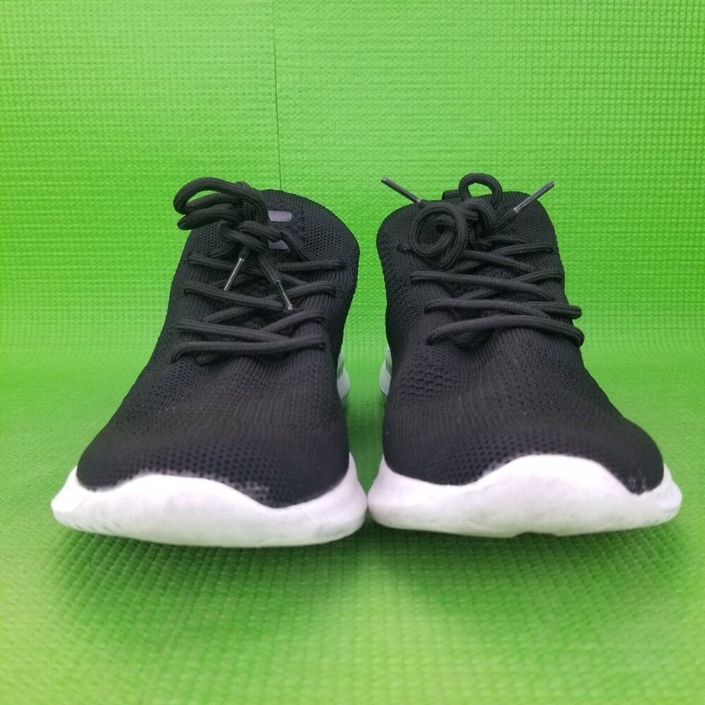 ✅ Womens 6 Charly Resolve Knit Running Shoes Athletic Sneakers Black Mesh - Picture 5 of 11